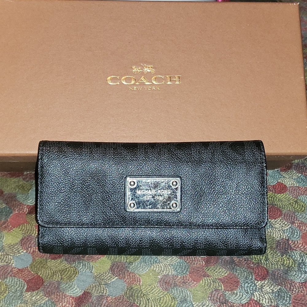 Black Signature Mk Wallet Used Condition... - image 1